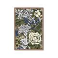 Picture of Detailed Floral in Color  _GroupedProduct_Rectangle_Portrait_Framed_Matted_