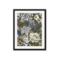 Picture of Detailed Floral in Color  _GroupedProduct_Rectangle_Portrait_Framed_Matted_