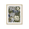 Picture of Detailed Floral in Color  _GroupedProduct_Rectangle_Portrait_Framed_Matted_