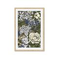 Picture of Detailed Floral in Color  _GroupedProduct_Rectangle_Portrait_Framed_Matted_