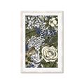 Picture of Detailed Floral in Color  _GroupedProduct_Rectangle_Portrait_Framed_Matted_