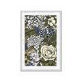 Picture of Detailed Floral in Color  _GroupedProduct_Rectangle_Portrait_Framed_Matted_