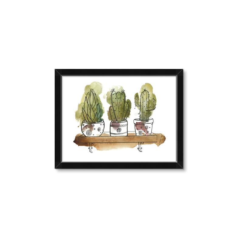 Picture of Splashed Cactus II  _GroupedProduct_Rectangle_Landscape_Framed_Matted_