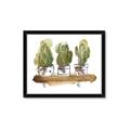 Picture of Splashed Cactus II  _GroupedProduct_Rectangle_Landscape_Framed_Matted_