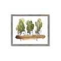Picture of Splashed Cactus II  _GroupedProduct_Rectangle_Landscape_Framed_Matted_