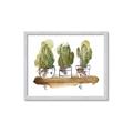Picture of Splashed Cactus II  _GroupedProduct_Rectangle_Landscape_Framed_Matted_