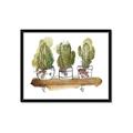 Picture of Splashed Cactus II  _GroupedProduct_Rectangle_Landscape_Framed_Matted_