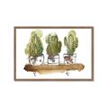 Picture of Splashed Cactus II  _GroupedProduct_Rectangle_Landscape_Framed_Matted_