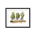 Picture of Splashed Cactus II  _GroupedProduct_Rectangle_Landscape_Framed_Matted_