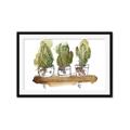 Picture of Splashed Cactus II  _GroupedProduct_Rectangle_Landscape_Framed_Matted_