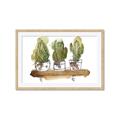 Picture of Splashed Cactus II  _GroupedProduct_Rectangle_Landscape_Framed_Matted_