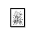 Picture of Sketched Flower I _GroupedProduct_Rectangle_Portrait_Framed_Matted_