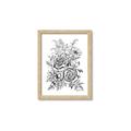 Picture of Sketched Flower I _GroupedProduct_Rectangle_Portrait_Framed_Matted_