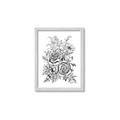 Picture of Sketched Flower I _GroupedProduct_Rectangle_Portrait_Framed_Matted_