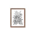 Picture of Sketched Flower I _GroupedProduct_Rectangle_Portrait_Framed_Matted_