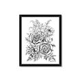 Picture of Sketched Flower I _GroupedProduct_Rectangle_Portrait_Framed_Matted_