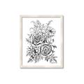 Picture of Sketched Flower I _GroupedProduct_Rectangle_Portrait_Framed_Matted_