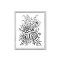 Picture of Sketched Flower I _GroupedProduct_Rectangle_Portrait_Framed_Matted_