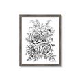Picture of Sketched Flower I _GroupedProduct_Rectangle_Portrait_Framed_Matted_