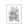 Picture of Sketched Flower I _GroupedProduct_Rectangle_Portrait_Framed_Matted_