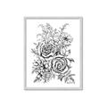Picture of Sketched Flower I _GroupedProduct_Rectangle_Portrait_Framed_Matted_