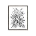 Picture of Sketched Flower I _GroupedProduct_Rectangle_Portrait_Framed_Matted_