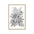 Picture of Sketched Flower I _GroupedProduct_Rectangle_Portrait_Framed_Matted_