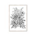 Picture of Sketched Flower I _GroupedProduct_Rectangle_Portrait_Framed_Matted_