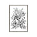 Picture of Sketched Flower I _GroupedProduct_Rectangle_Portrait_Framed_Matted_