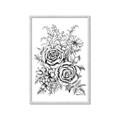 Picture of Sketched Flower I _GroupedProduct_Rectangle_Portrait_Framed_Matted_