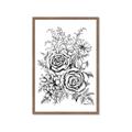 Picture of Sketched Flower I _GroupedProduct_Rectangle_Portrait_Framed_Matted_