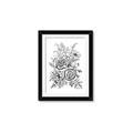 Picture of Sketched Flower I _GroupedProduct_Rectangle_Portrait_Framed_Matted_