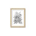 Picture of Sketched Flower I _GroupedProduct_Rectangle_Portrait_Framed_Matted_