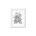 Picture of Sketched Flower I _GroupedProduct_Rectangle_Portrait_Framed_Matted_