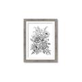 Picture of Sketched Flower I _GroupedProduct_Rectangle_Portrait_Framed_Matted_