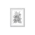 Picture of Sketched Flower I _GroupedProduct_Rectangle_Portrait_Framed_Matted_