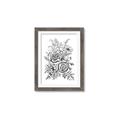 Picture of Sketched Flower I _GroupedProduct_Rectangle_Portrait_Framed_Matted_