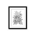 Picture of Sketched Flower I _GroupedProduct_Rectangle_Portrait_Framed_Matted_