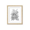 Picture of Sketched Flower I _GroupedProduct_Rectangle_Portrait_Framed_Matted_