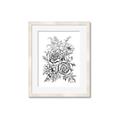 Picture of Sketched Flower I _GroupedProduct_Rectangle_Portrait_Framed_Matted_