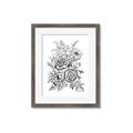 Picture of Sketched Flower I _GroupedProduct_Rectangle_Portrait_Framed_Matted_