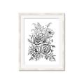 Picture of Sketched Flower I _GroupedProduct_Rectangle_Portrait_Framed_Matted_