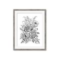 Picture of Sketched Flower I _GroupedProduct_Rectangle_Portrait_Framed_Matted_