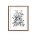 Picture of Sketched Flower I _GroupedProduct_Rectangle_Portrait_Framed_Matted_
