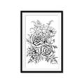 Picture of Sketched Flower I _GroupedProduct_Rectangle_Portrait_Framed_Matted_