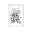 Picture of Sketched Flower I _GroupedProduct_Rectangle_Portrait_Framed_Matted_