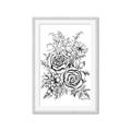 Picture of Sketched Flower I _GroupedProduct_Rectangle_Portrait_Framed_Matted_