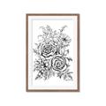Picture of Sketched Flower I _GroupedProduct_Rectangle_Portrait_Framed_Matted_