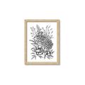 Picture of Sketched Flower II  _GroupedProduct_Rectangle_Portrait_Framed_Matted_