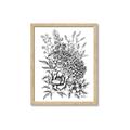 Picture of Sketched Flower II  _GroupedProduct_Rectangle_Portrait_Framed_Matted_